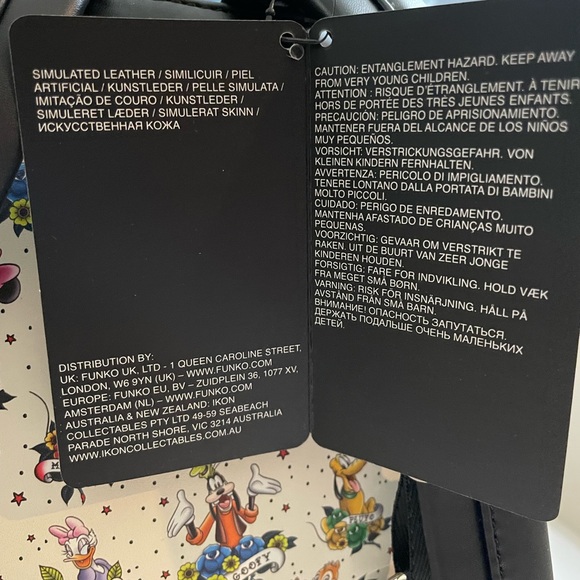 NWT Disney Loungefly Limited Edition Sensational 6 Tatoo Mini Backpack - Picture 10 of 15